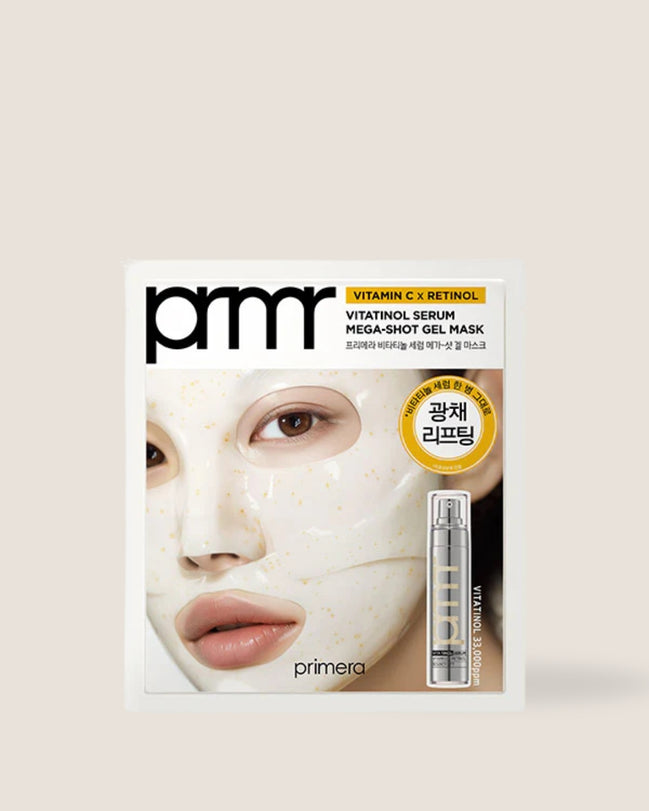 Primera- Vitatinol serum mega-shot gel mask