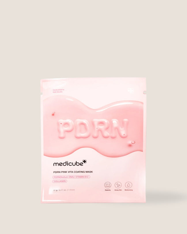 Medicube- PDRN Pink Vita Coating Sheet Mask