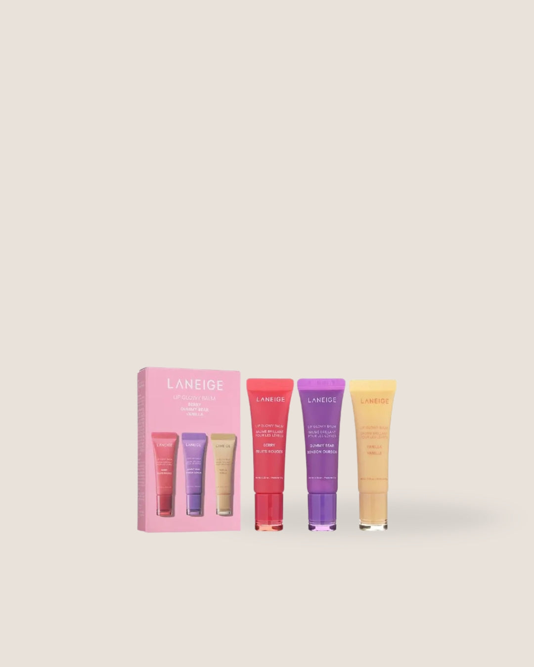 LANEIGE - Lip Glowy Balm Trio Set