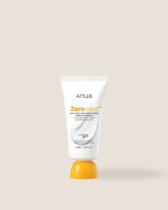 Anua- Zero-Cast Moisturizing Finish Sunscreen