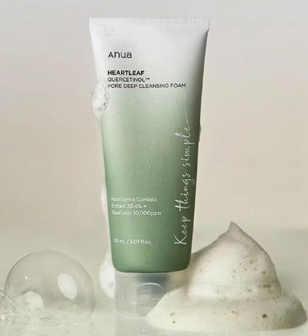 Anua- Heartleaf Quercetinol Pore Deep Cleansing Foam