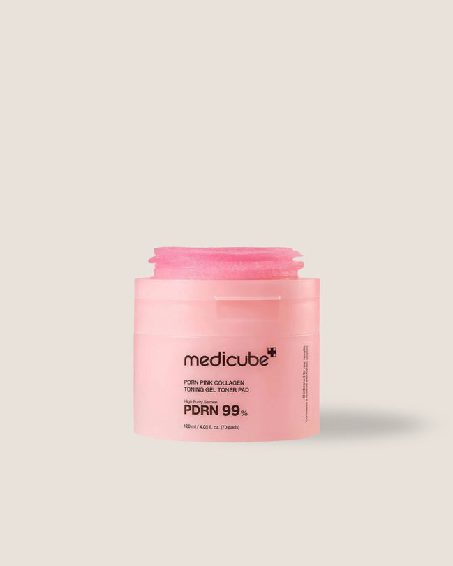 Medicube- PDRN Pink Collagen Toning Gel Toner Pad