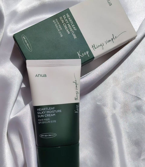 Anua- Heartleaf Silky Moisture Sun Cream