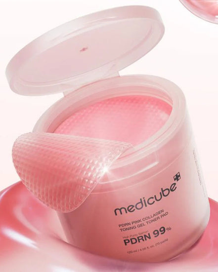 Medicube- PDRN Pink Collagen Toning Gel Toner Pad