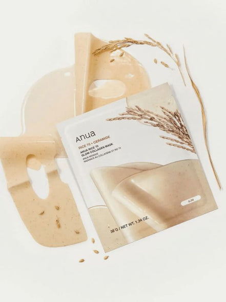 Anua- Rice 70 Glow Collagen Mask