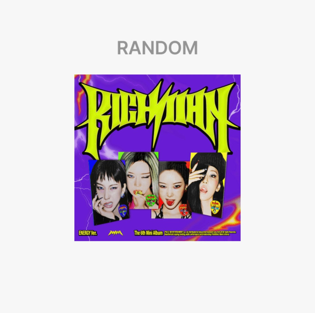AESPA 6th Mini Album [Rich Man] (ENERGY Ver.) (Random)