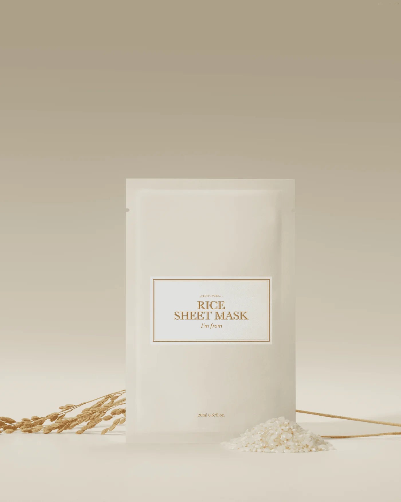 I'mFrom- Rice Sheet Mask