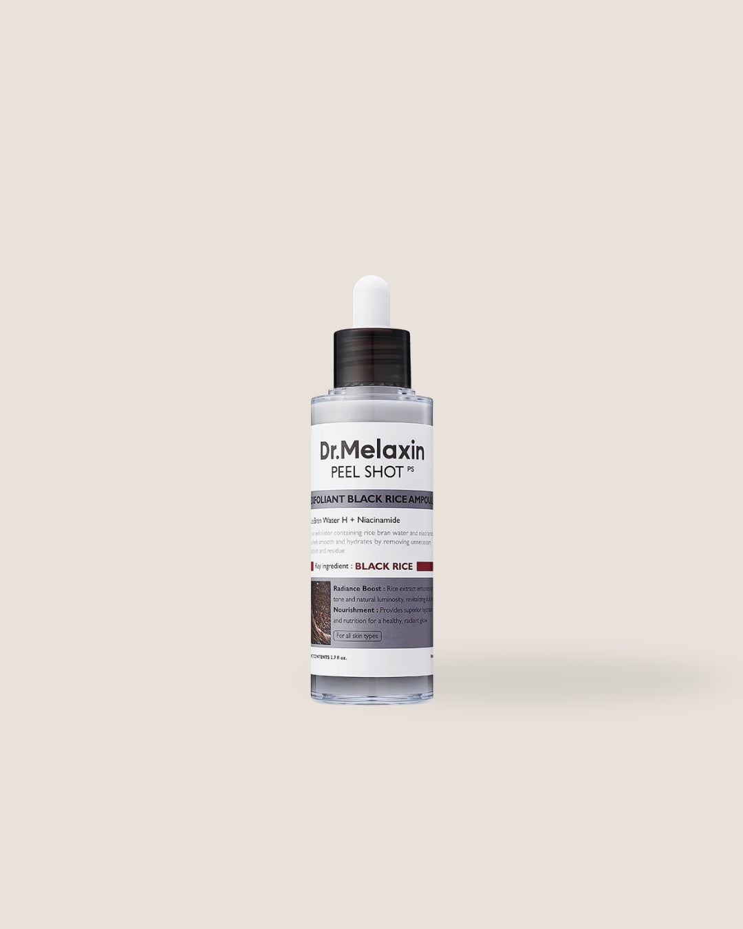 Dr Melaxin - Peel Shot Exfoliant Black Rice Ampoule