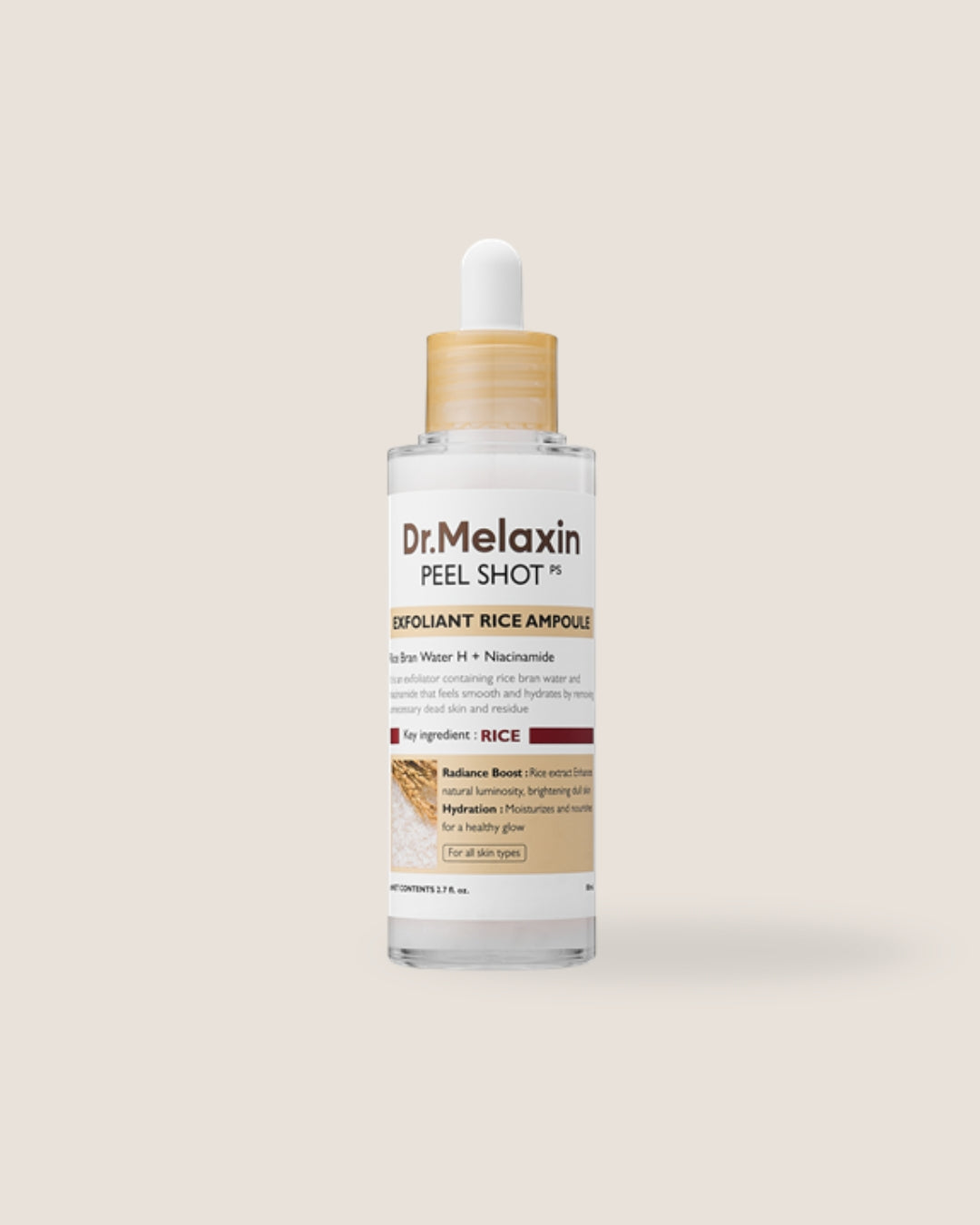 Dr Melaxin - Peel Shot Exfoliant White Rice Ampoule